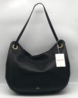 Valentino Garavani Black Leather VLOGO Moon Tote Bag - NWT