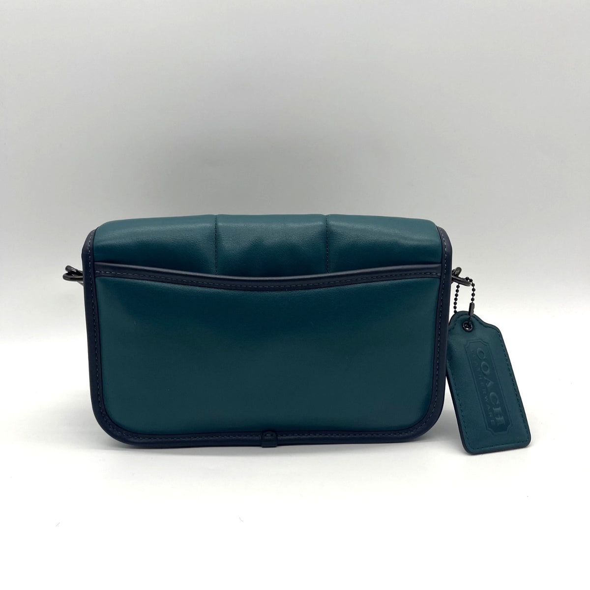 Coach Deep Teal Quilted Leather Crossbody Bag-C6616