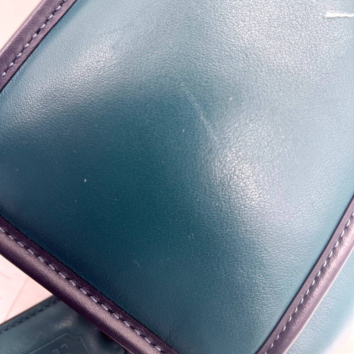 Coach Deep Teal Quilted Leather Crossbody Bag-C6616