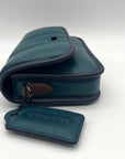 Coach Deep Teal Quilted Leather Crossbody Bag-C6616