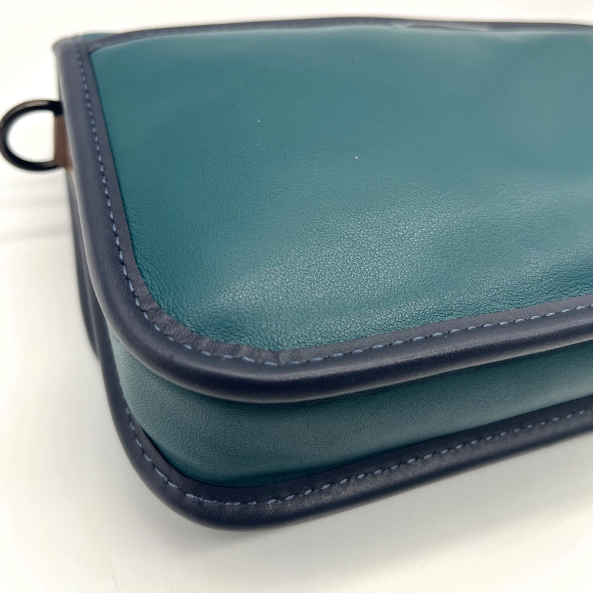 Coach Deep Teal Quilted Leather Crossbody Bag-C6616