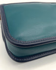 Coach Deep Teal Quilted Leather Crossbody Bag-C6616