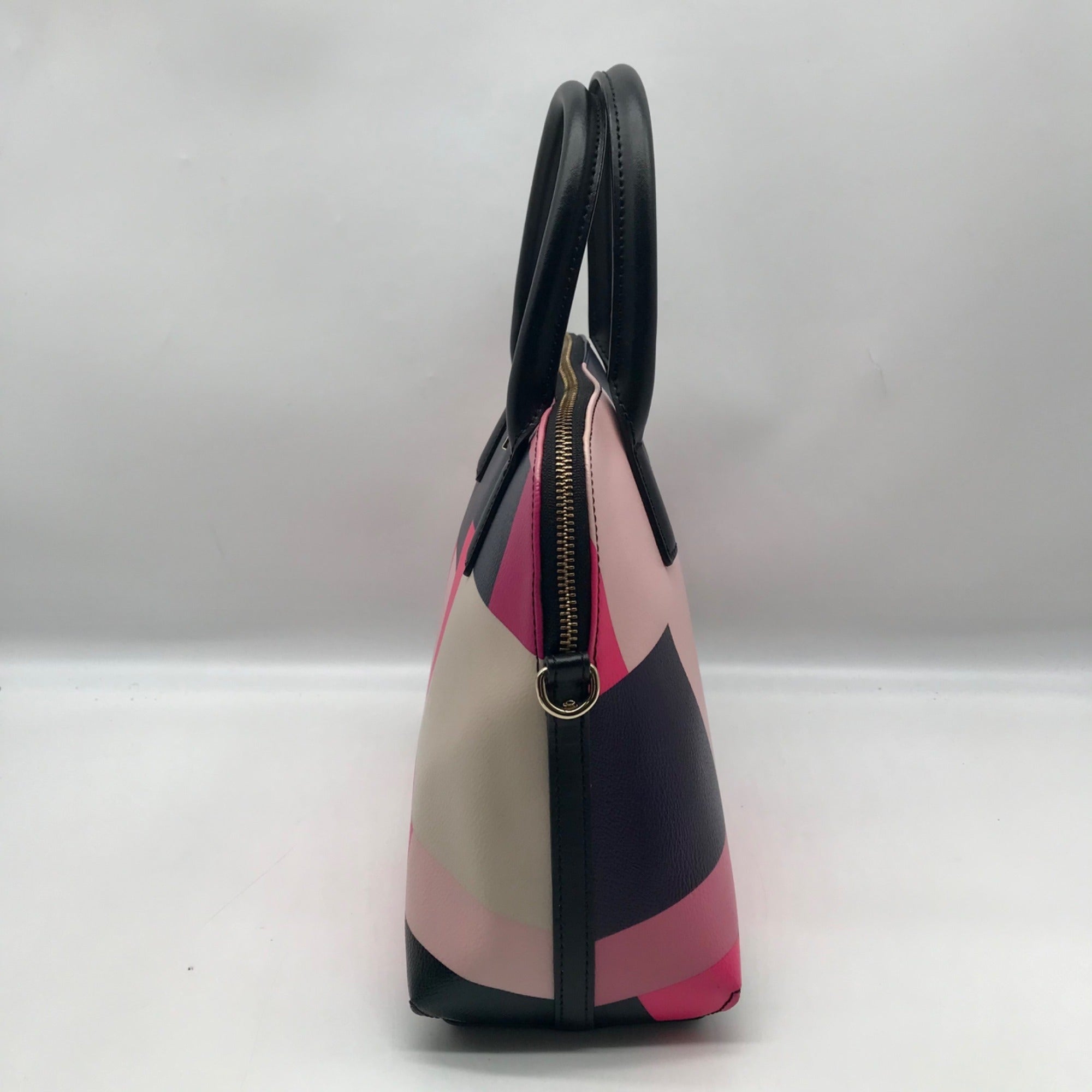 Kate Spade Pink Leather Convertible Satchel And Wallet