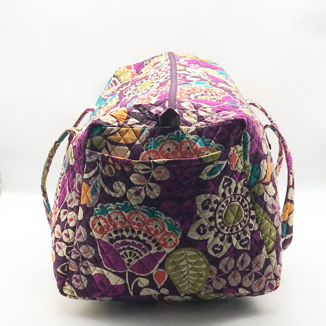 Vera Bradley Purple Plum Crazy Duffle/ Crossbody Bag Set