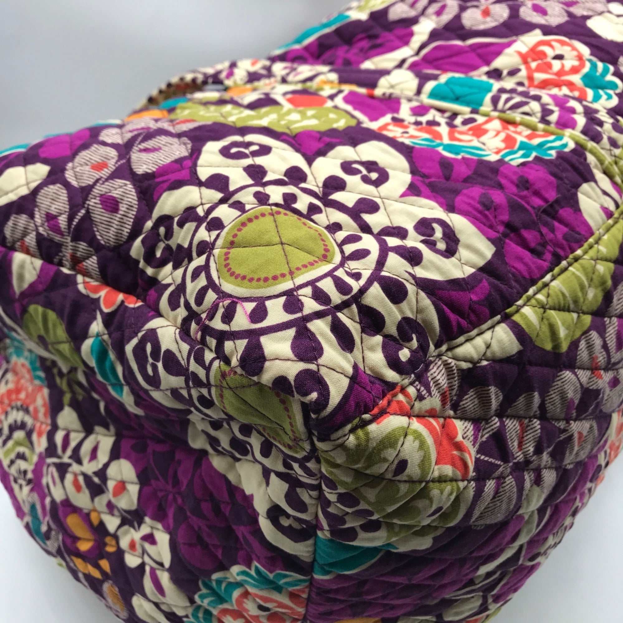Vera Bradley Purple Plum Crazy Duffle/ Crossbody Bag Set
