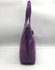 Kate Spade Purple Patent Leather Jeralyn Camellia Street Tote Bag