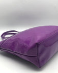 Kate Spade Purple Patent Leather Jeralyn Camellia Street Tote Bag