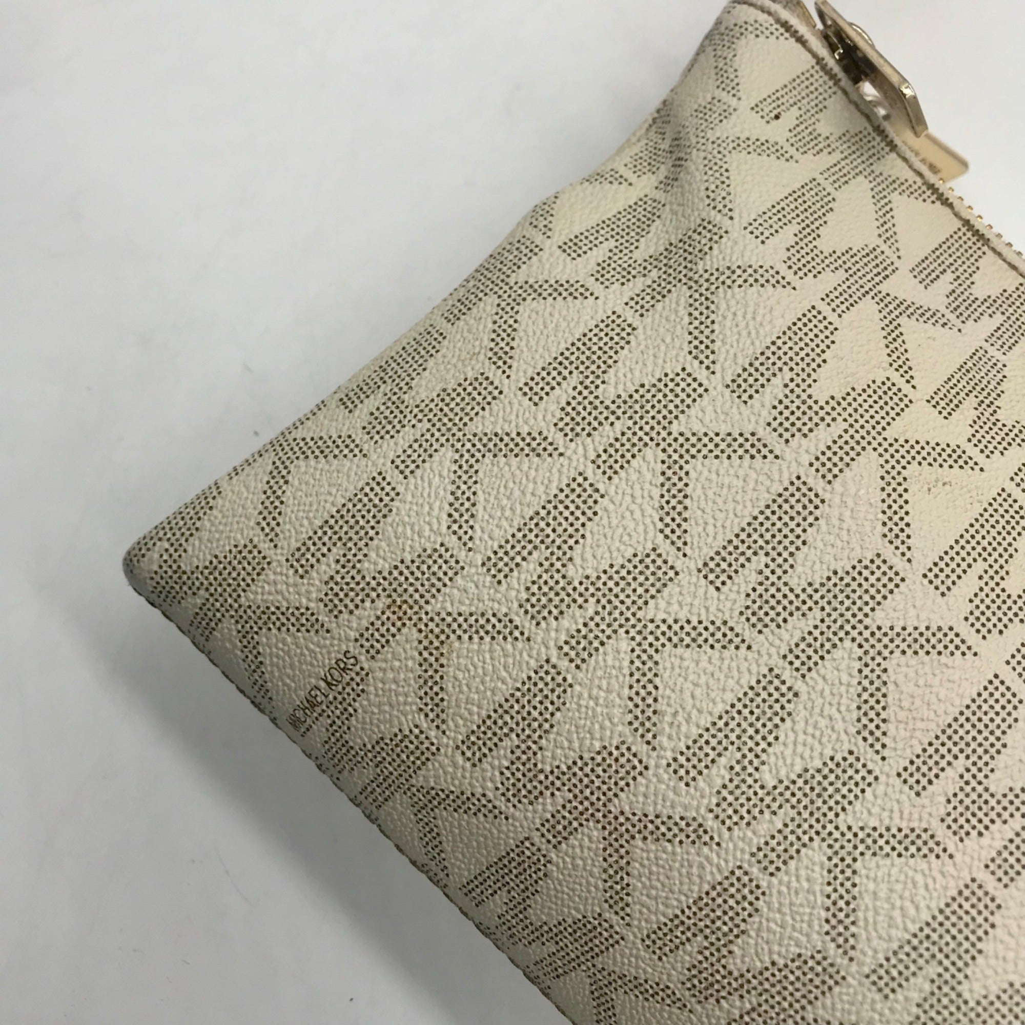 Michael Kors Cream Faux Leather Crossbody Bag