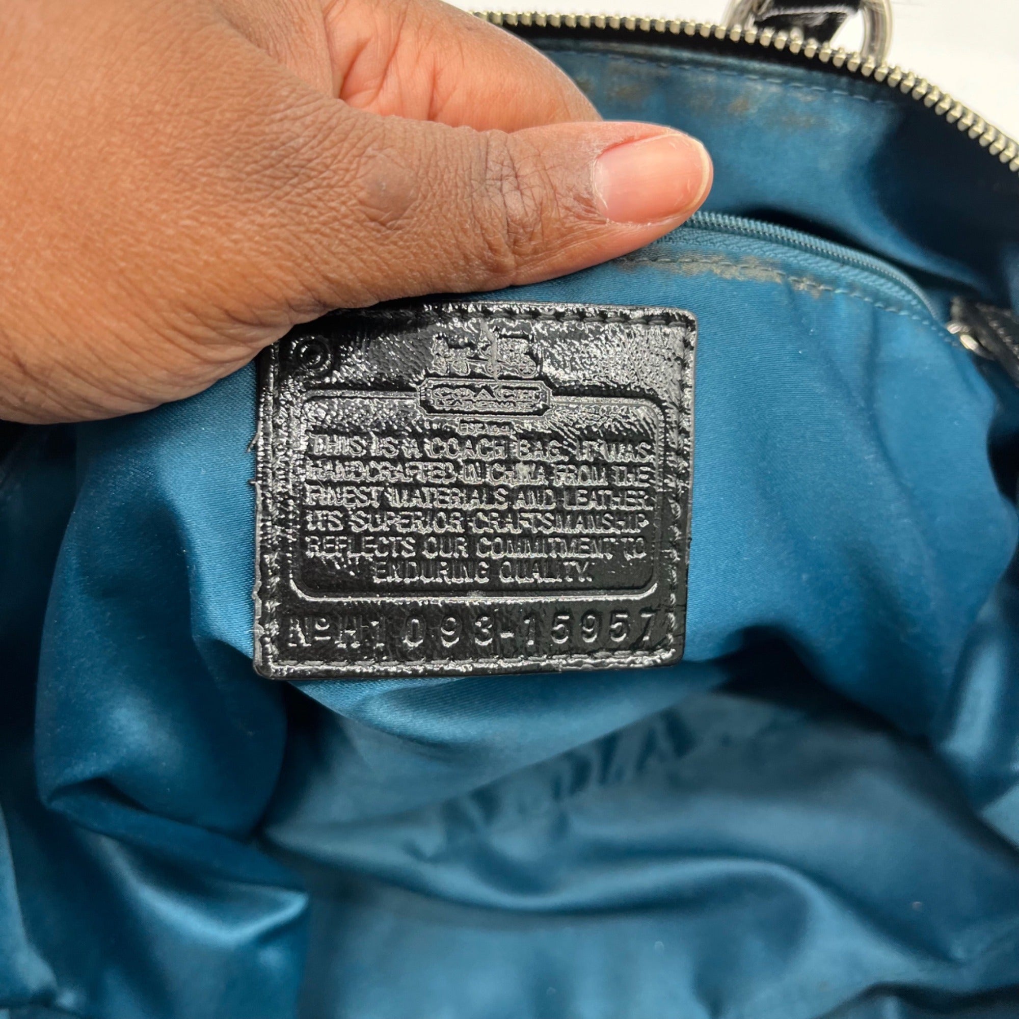 Coach Black Madisoc Dotted OP Art Sophia Satchel Bag 15957