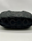 Coach Black Madisoc Dotted OP Art Sophia Satchel Bag 15957