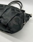 Coach Black Madisoc Dotted OP Art Sophia Satchel Bag 15957