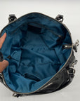 Coach Black Madisoc Dotted OP Art Sophia Satchel Bag 15957
