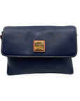 Dooney & Bourke Pebble Grain Leather Blue Hunter Crossbody Bag