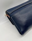 Dooney & Bourke Pebble Grain Leather Blue Hunter Crossbody Bag