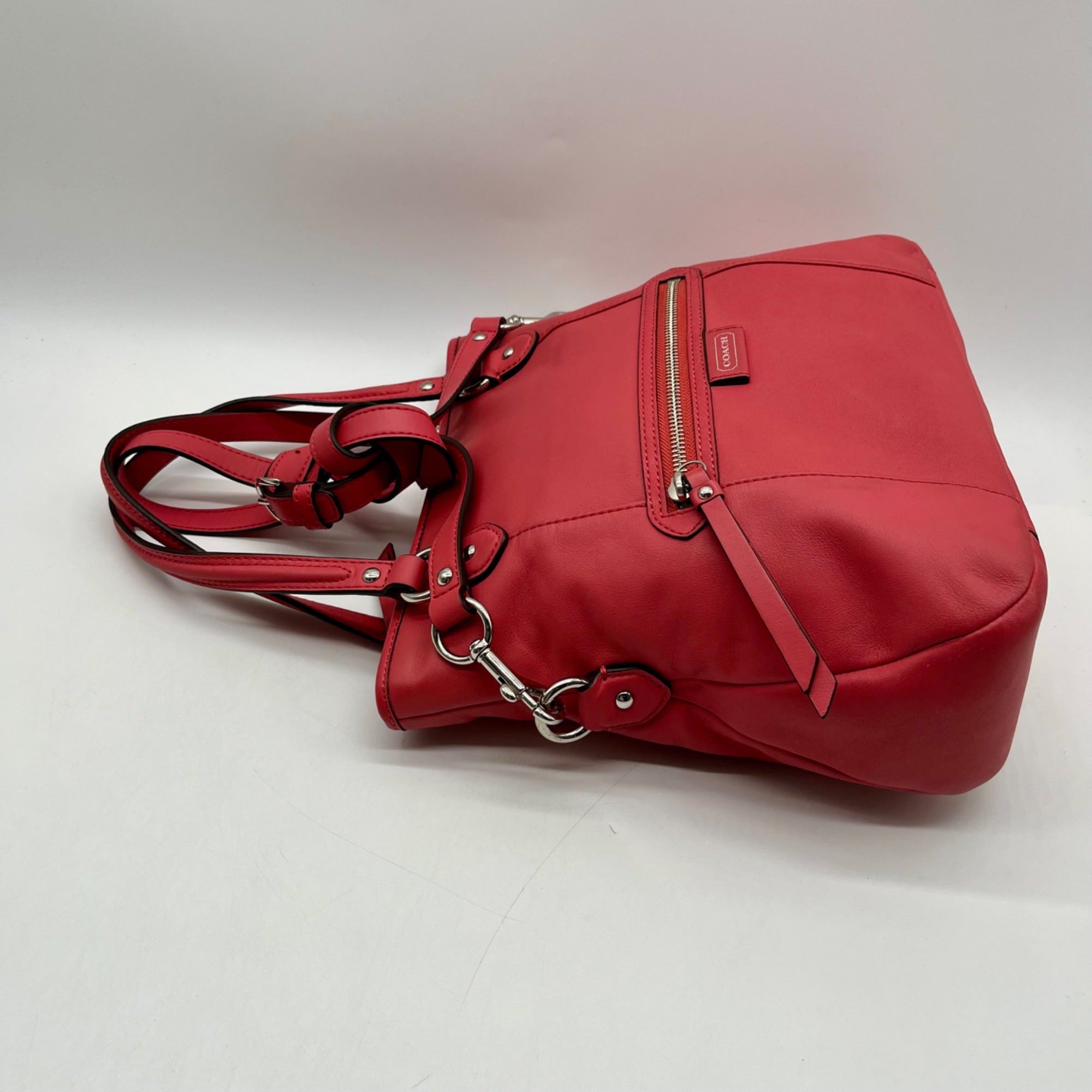 Coach Coral Smooth Leather Tote Bag-F23901