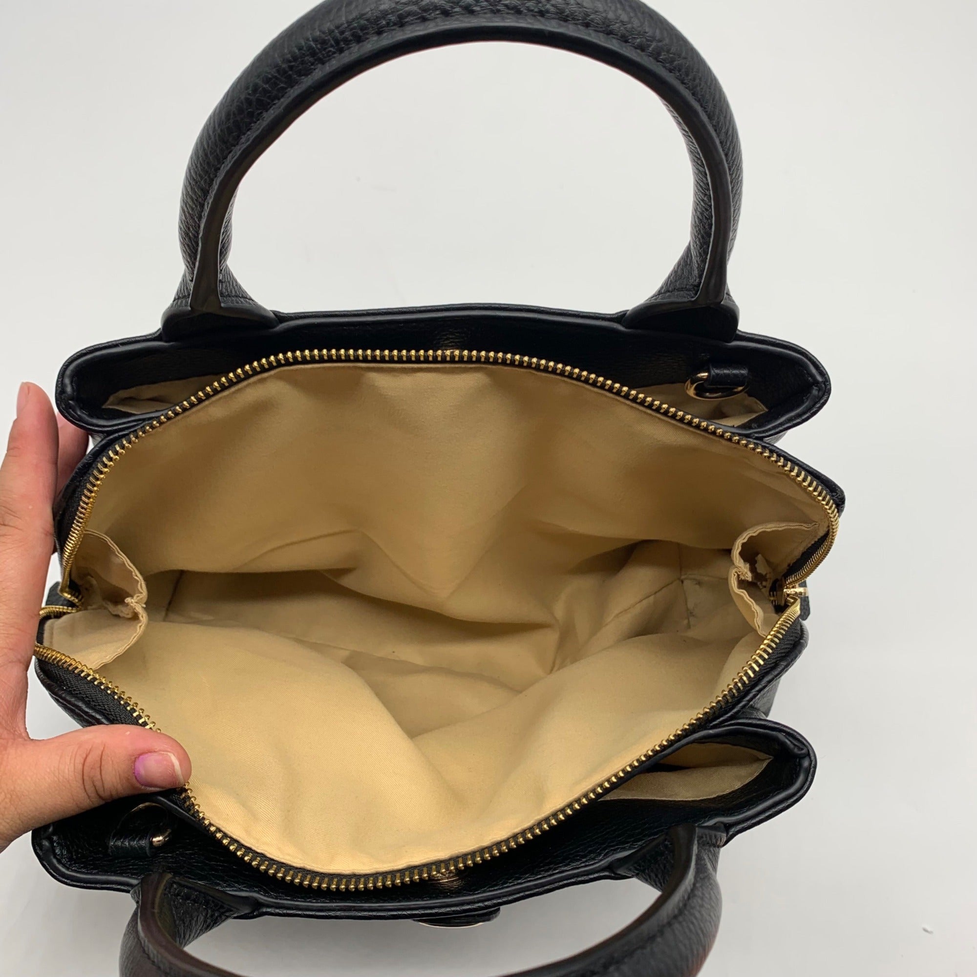 Giani Bernini Black Small Satchel Bag