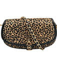 Michael Kors Mila Small East West Leopard Chain Sling Shoulder Bag -NWT