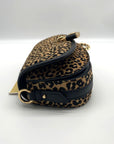 Michael Kors Mila Small East West Leopard Chain Sling Shoulder Bag -NWT