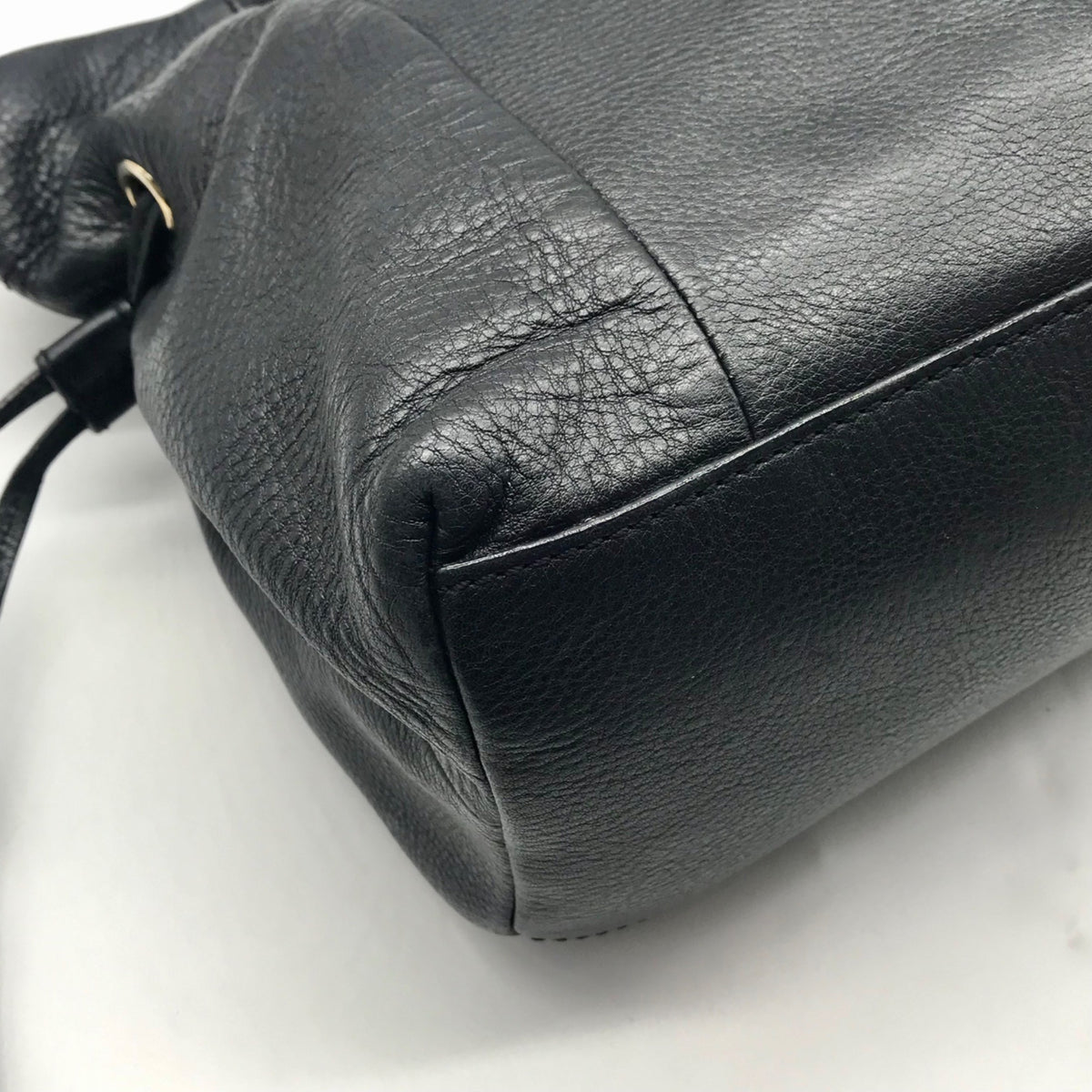 Kate Spade Black Pebbled Leather Shoulder Bag