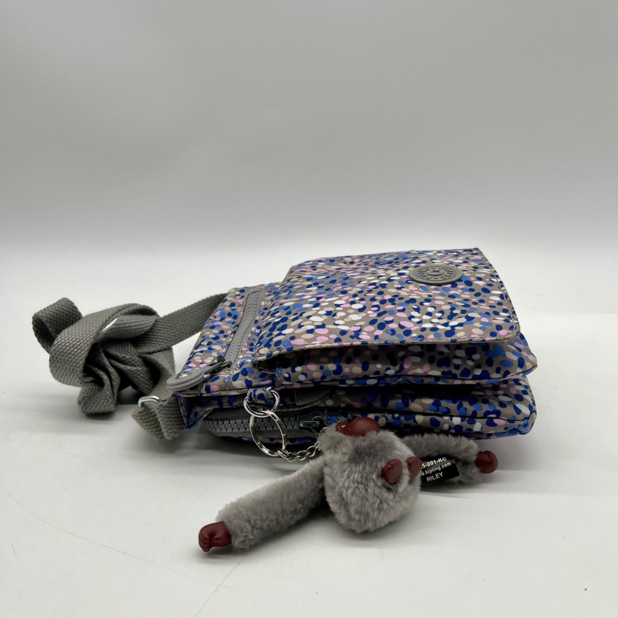 Kipling Grey Sabian Mini Crossbody Bag