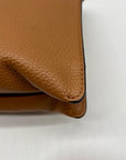 Michael Kors Brown Pebbled Leather Jet Set Crossbody Bag