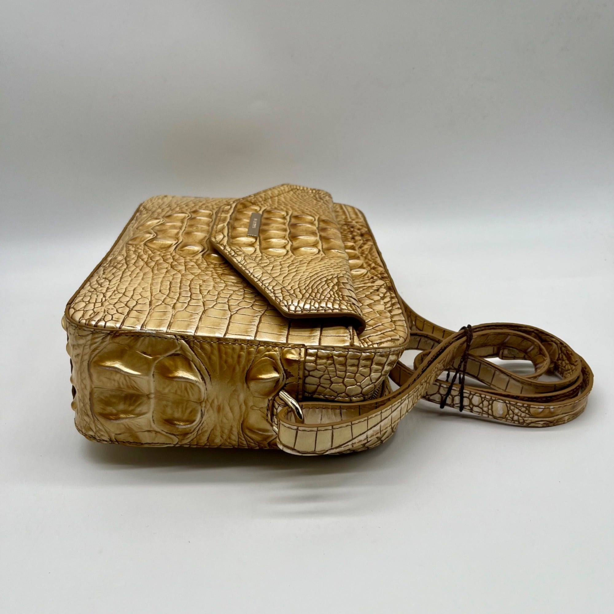 Brahmin Tan Leather Shea Crossbody Bag