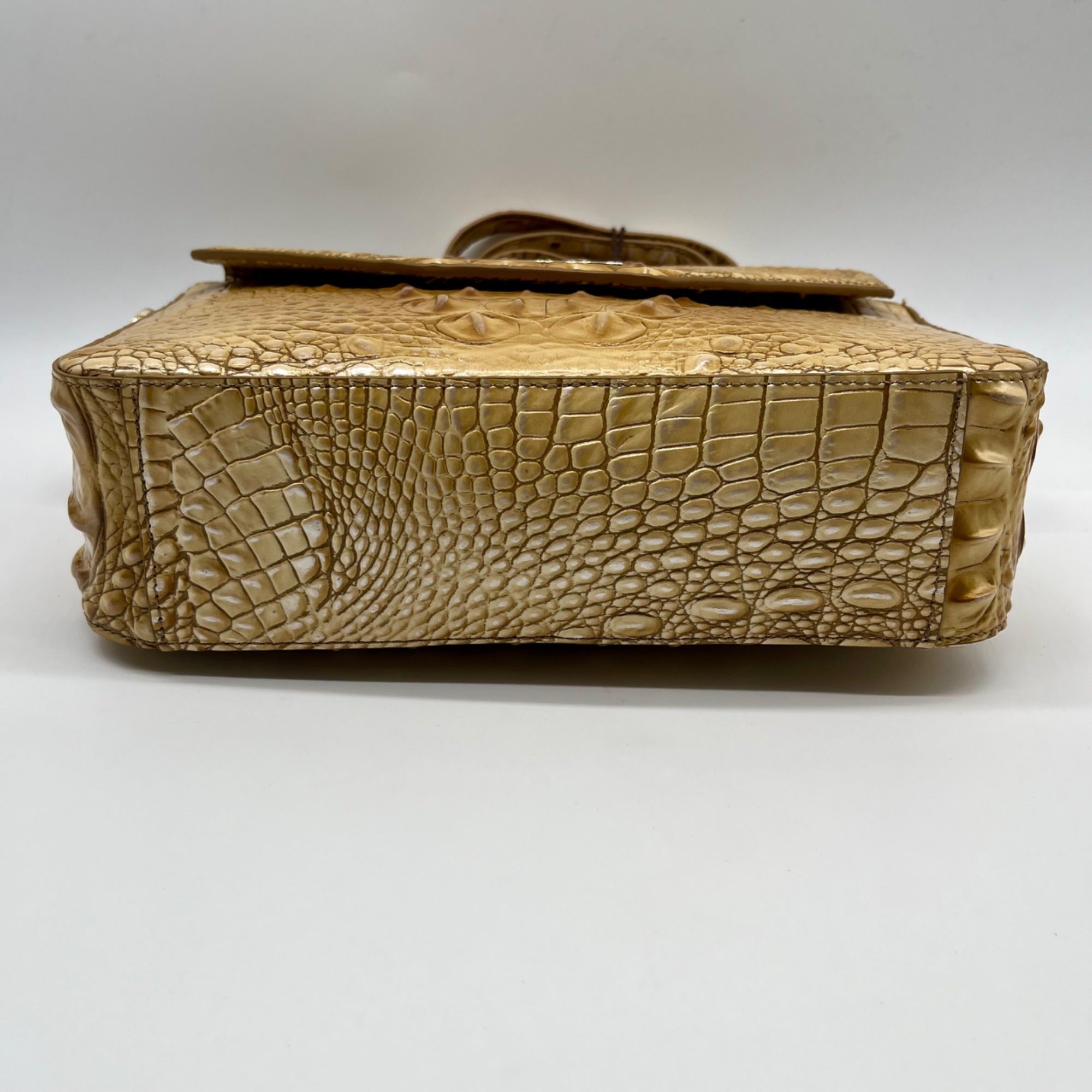 Brahmin Tan Leather Shea Crossbody Bag