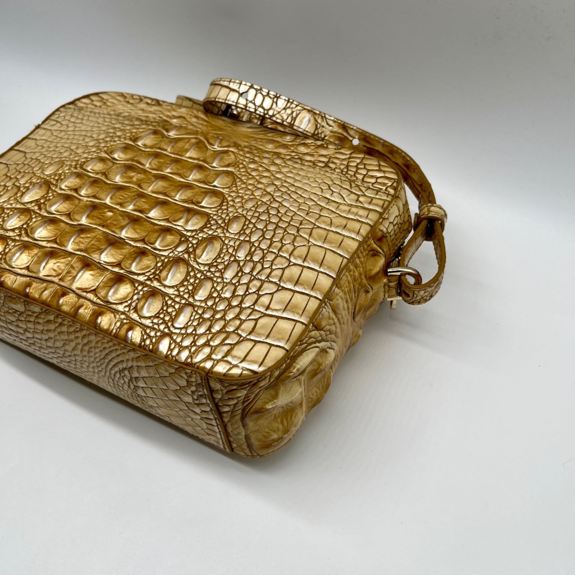Brahmin Tan Leather Shea Crossbody Bag