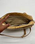 Brahmin Tan Leather Shea Crossbody Bag