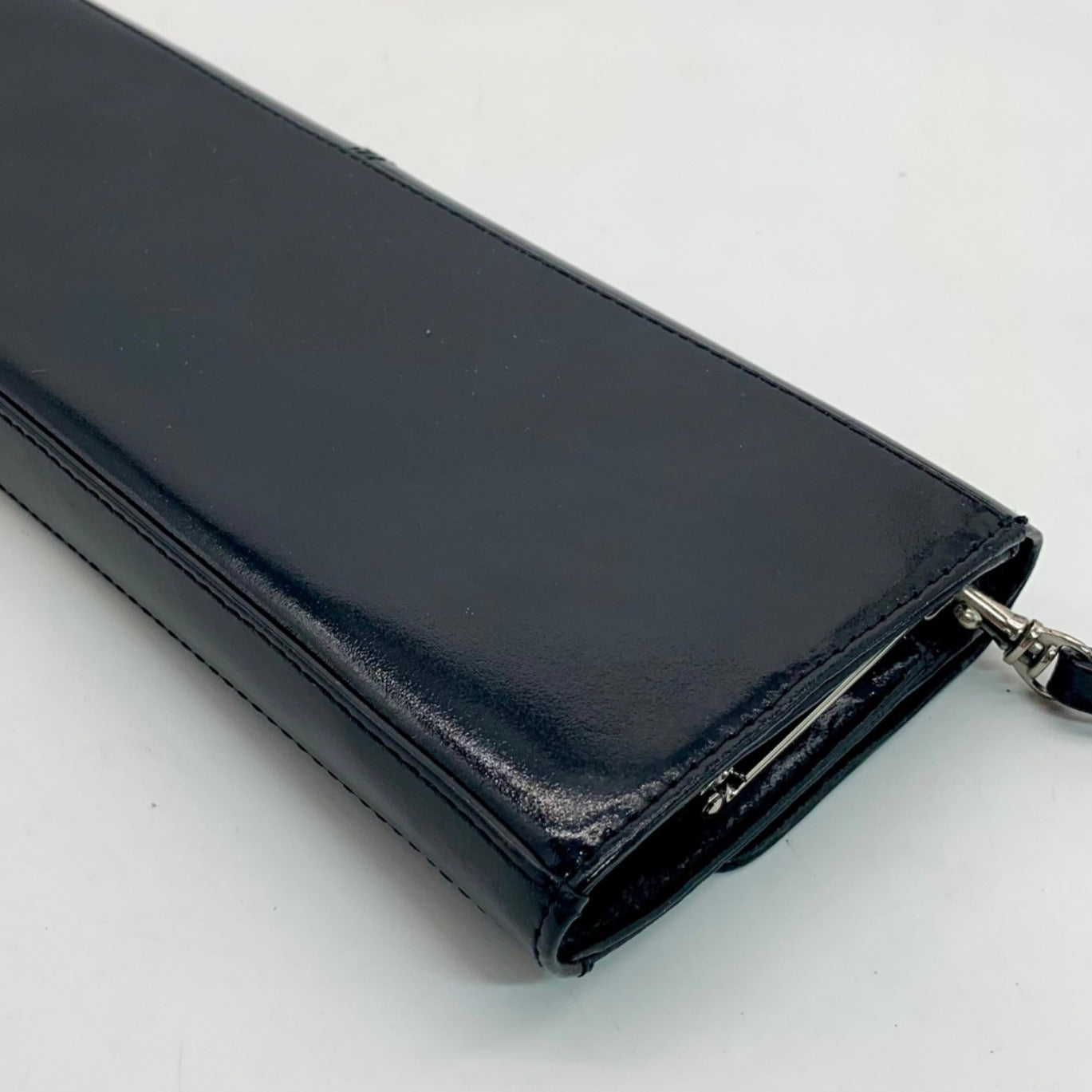 Alfani Patent Leather Black Wristlet Clutch