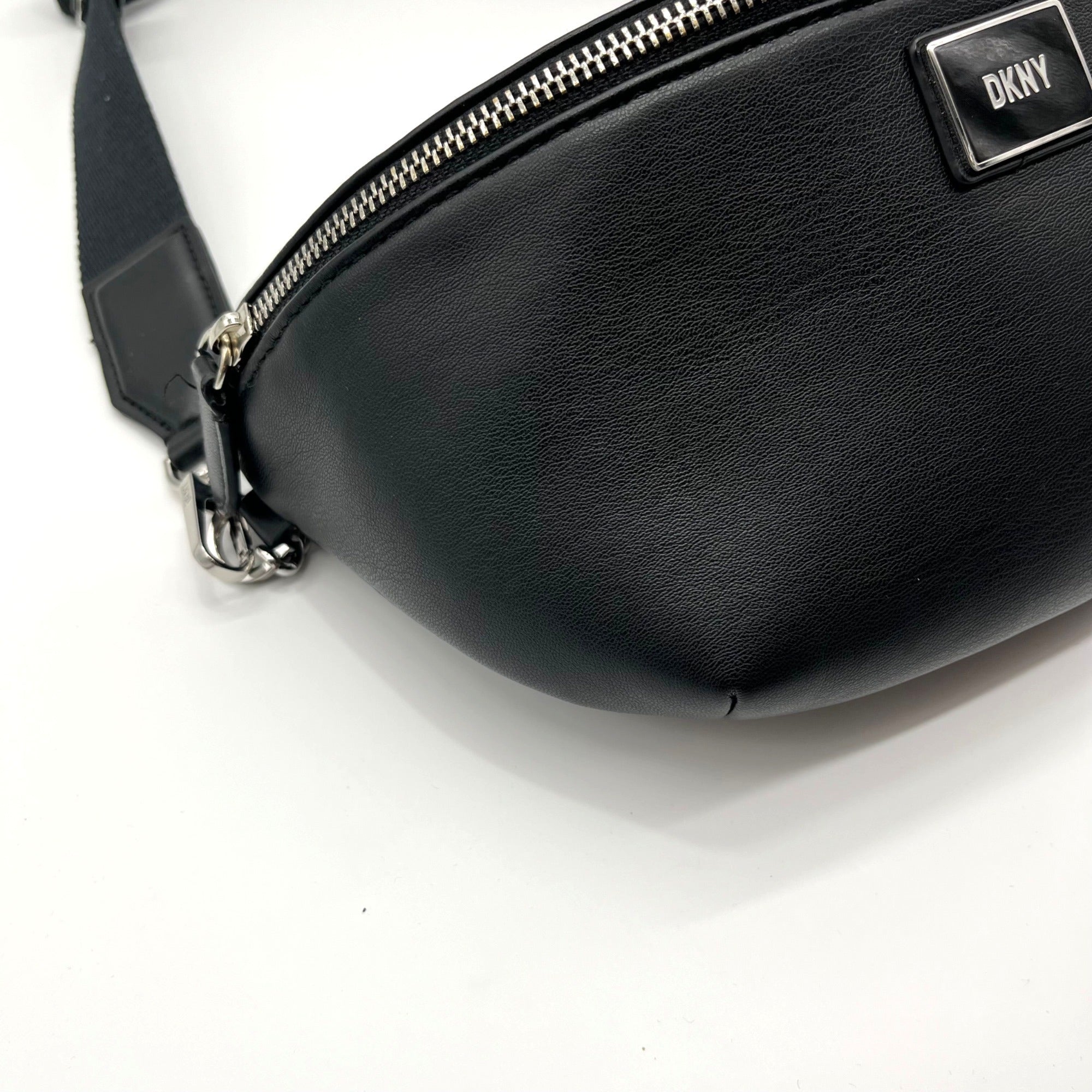 DKNY Black Waist Crossbody Bag