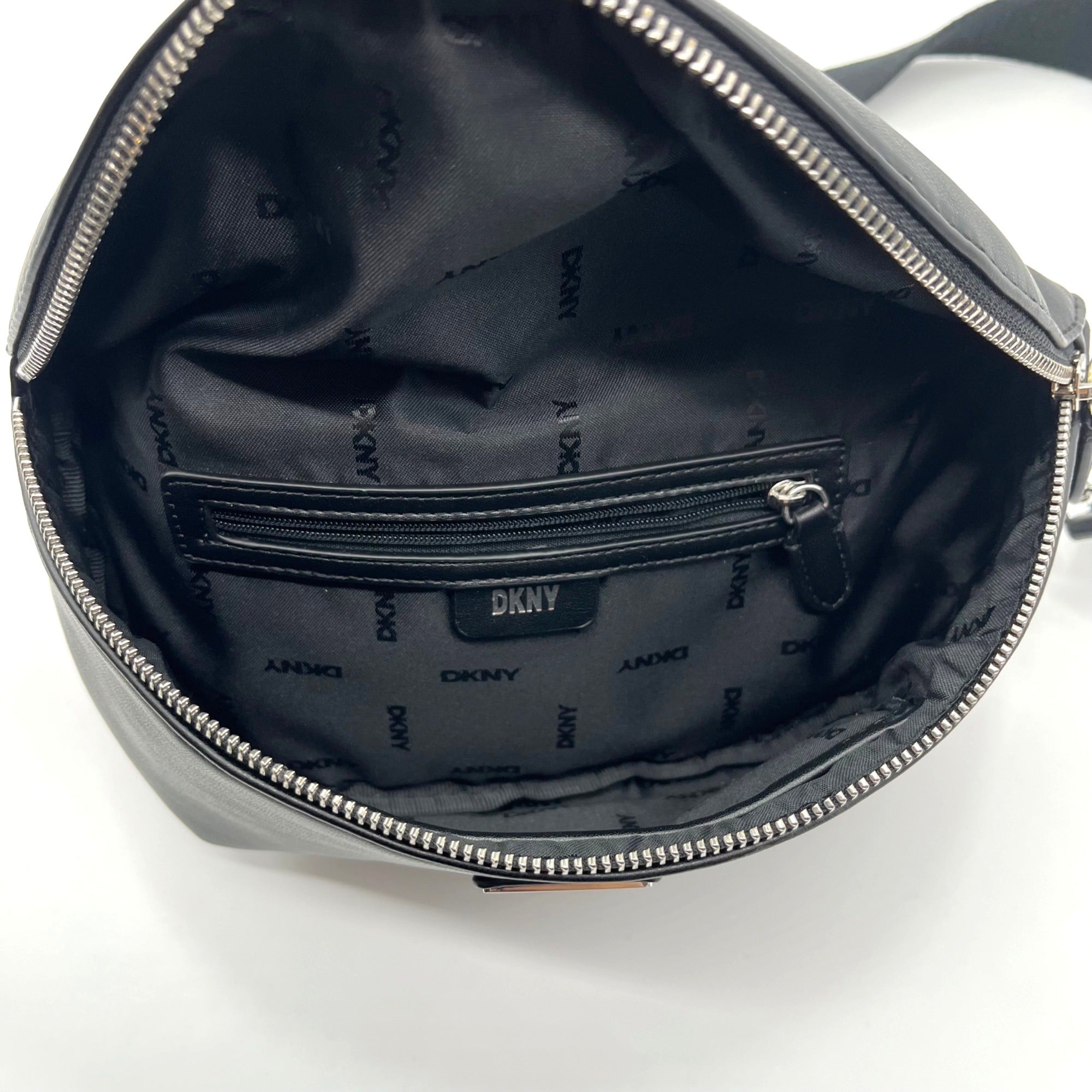DKNY Black Waist Crossbody Bag