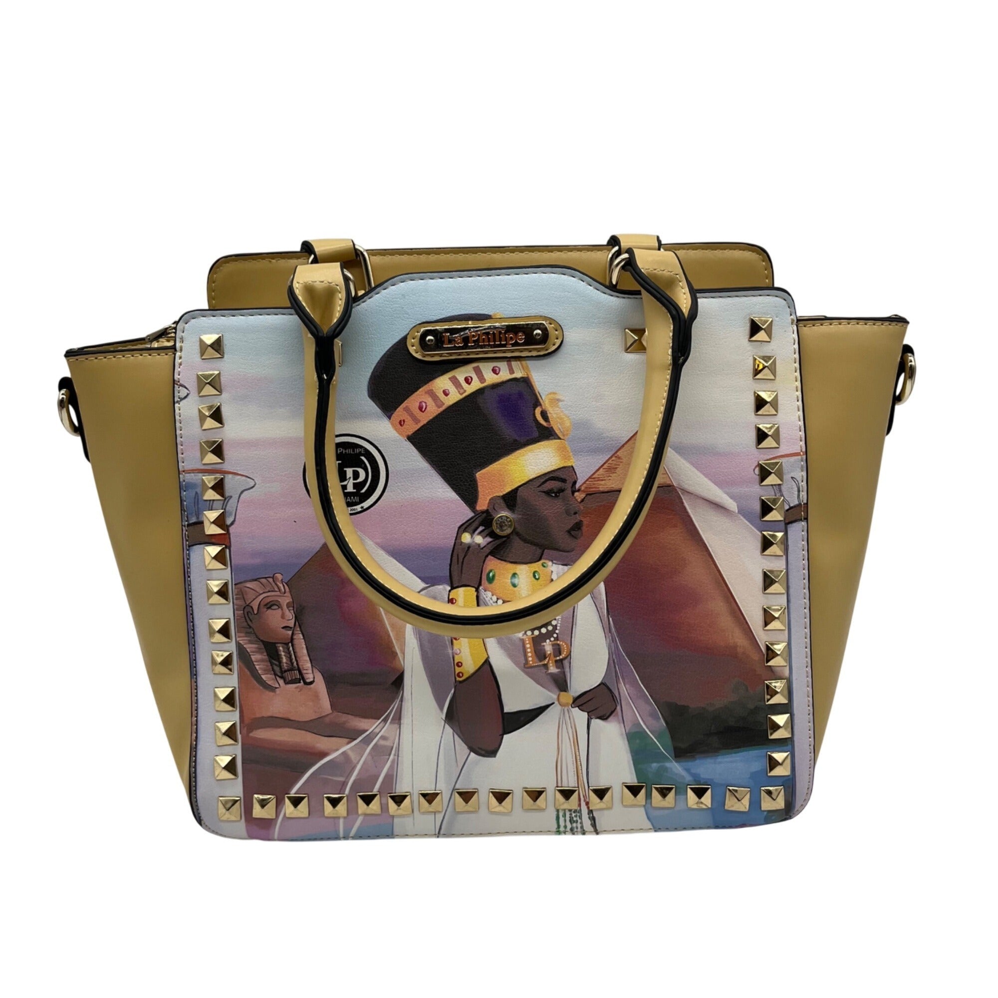 La Philipe Egyptian Paradise Vegan Leather Satchel