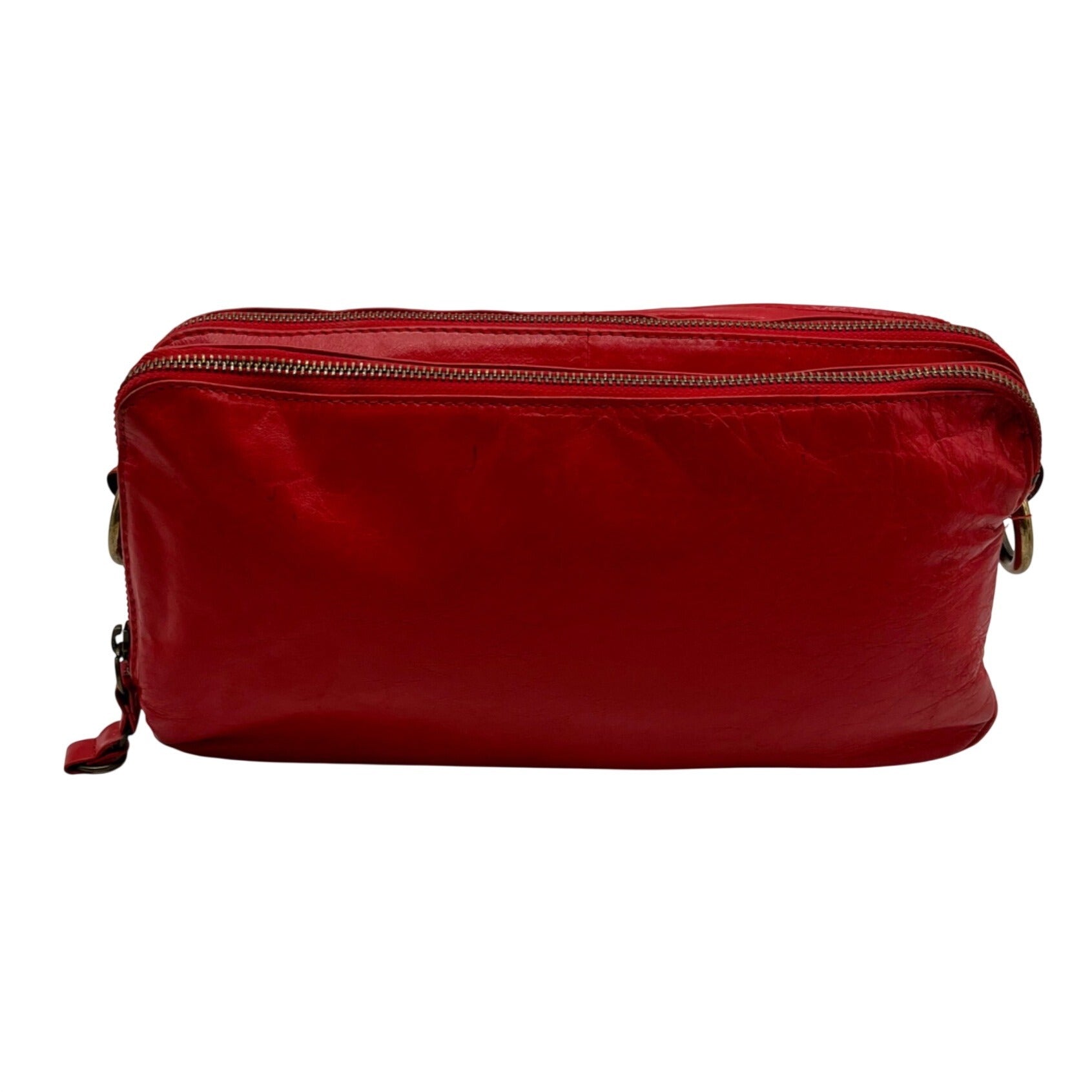 Latico Red Leather Crossbody Bag