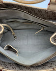 Dooney & Bourke Brown & Tan Monogram Canvas Vintage Satchel