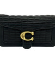 Coach Black Pleating Leather Tabby 26 Shoulder Bag 88148