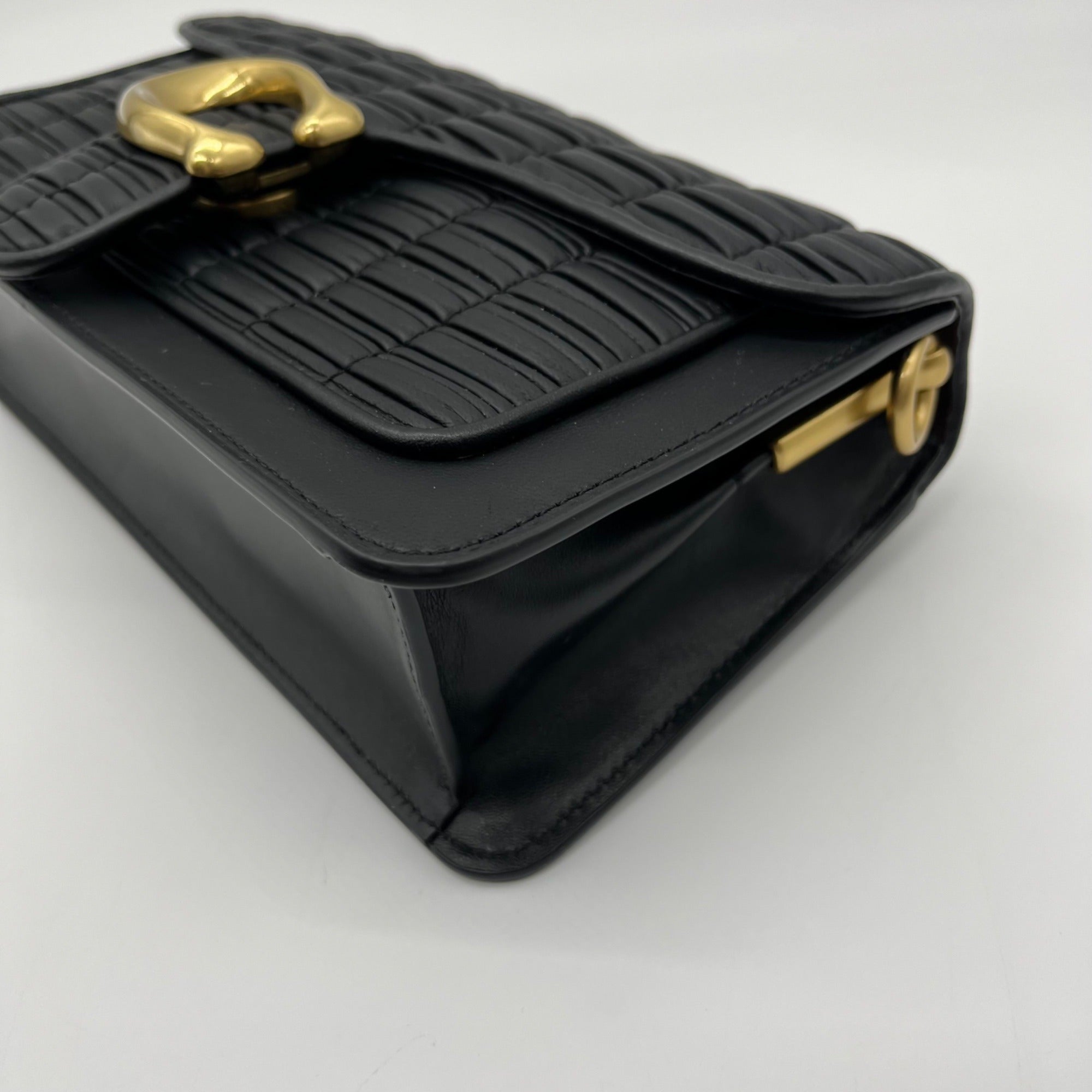 Coach Black Pleating Leather Tabby 26 Shoulder Bag 88148