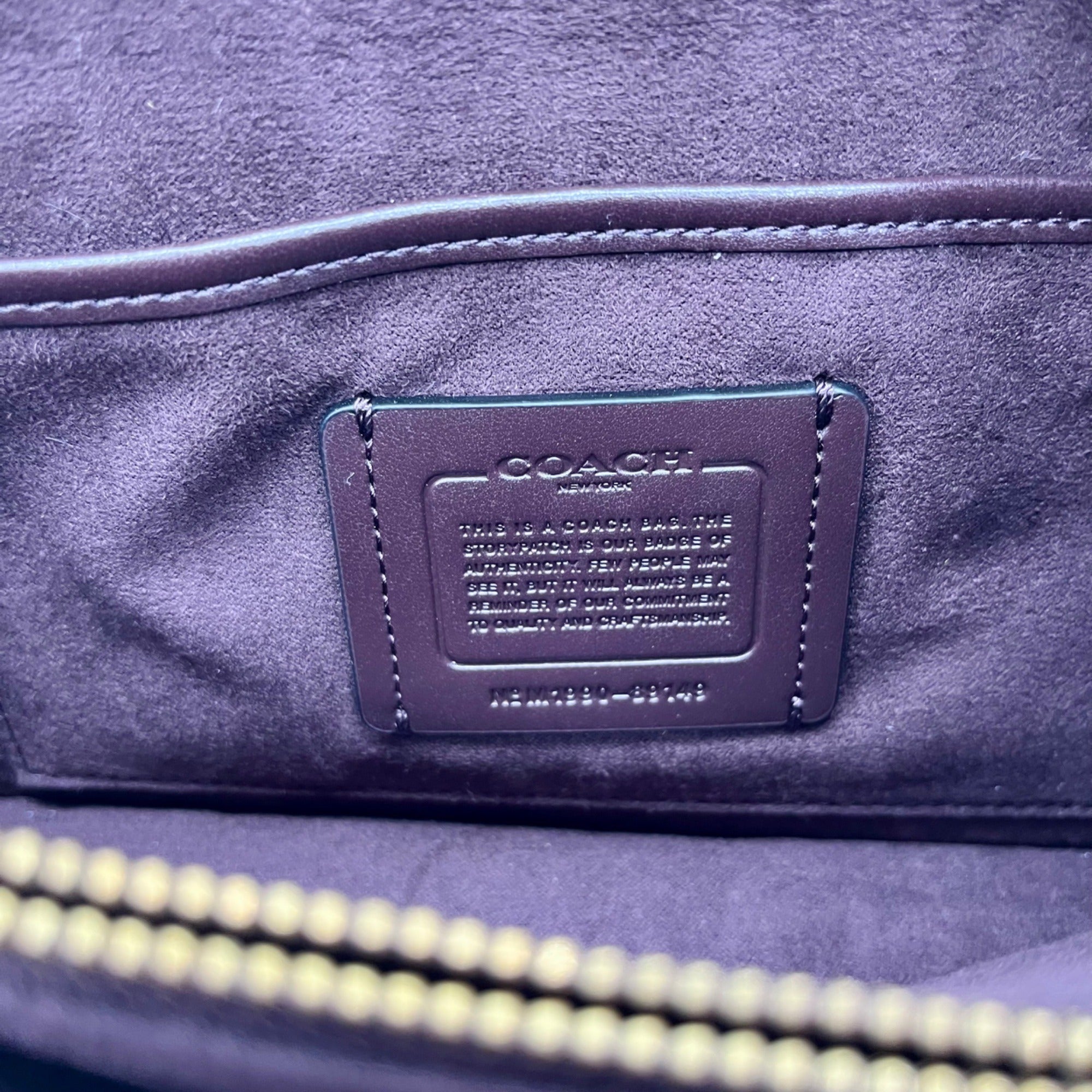 Coach Black Pleating Leather Tabby 26 Shoulder Bag 88148