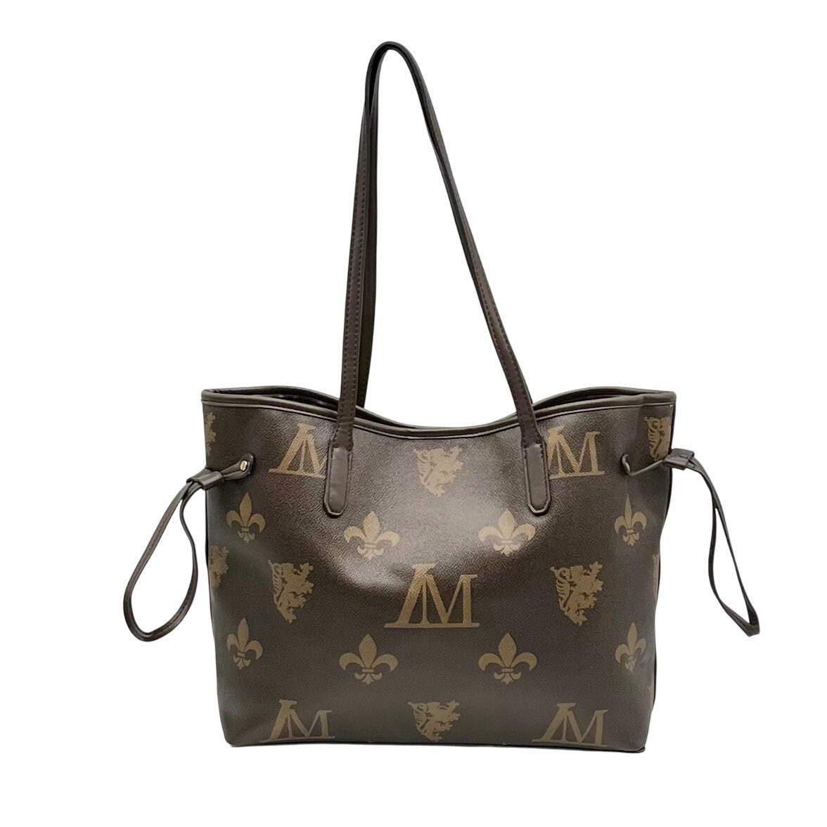 Le Miel Brown FauxLeather Tote Bag 