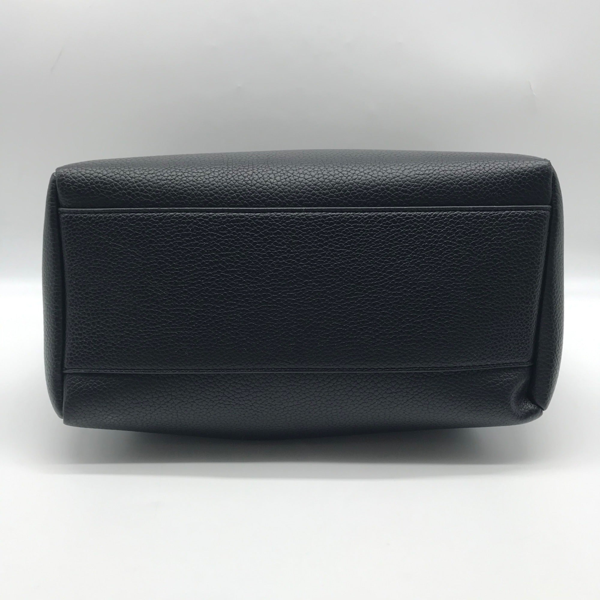 DKNY Black Top Handle Willa Satchel