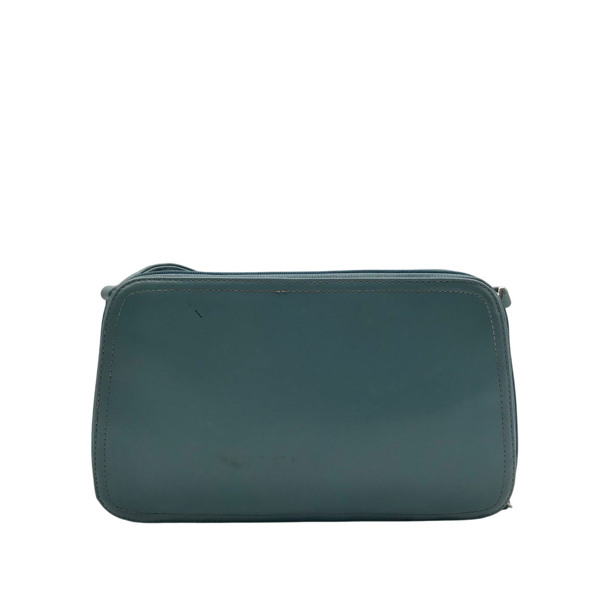 Liz Claiborne Blue Faux Leather Crossbody Bag