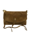 Rebecca Minkoff Tan Suede Darren Shoulder Bag