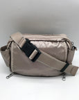 Kipling Metallic Glow Nylon Abanu Convertible Shoulder Bag