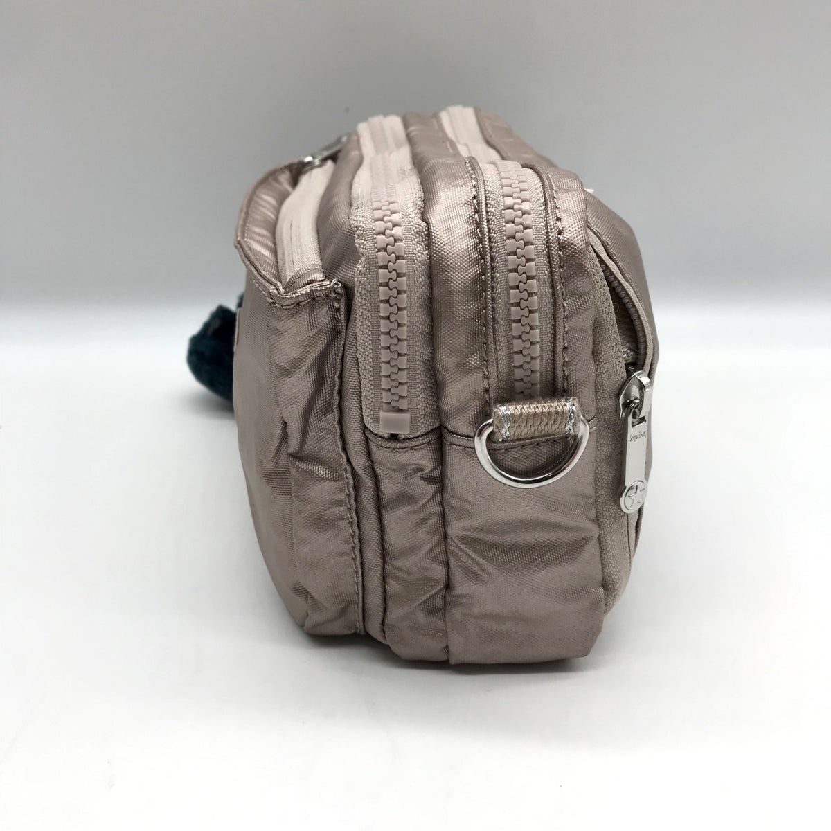 Kipling Metallic Glow Nylon Abanu Convertible Shoulder Bag
