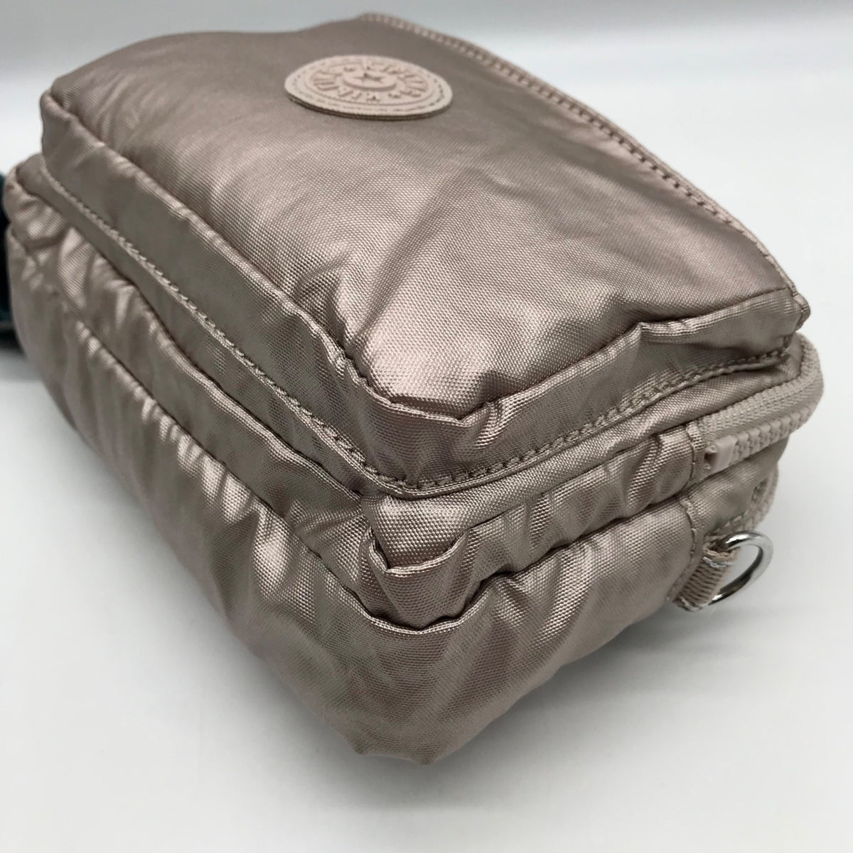 Kipling Metallic Glow Nylon Abanu Convertible Shoulder Bag