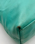 Joy Susan Blue Pebbled Faux Leather Tote With Matching Crossbody Bag
