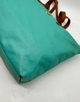 Joy Susan Blue Pebbled Faux Leather Tote With Matching Crossbody Bag