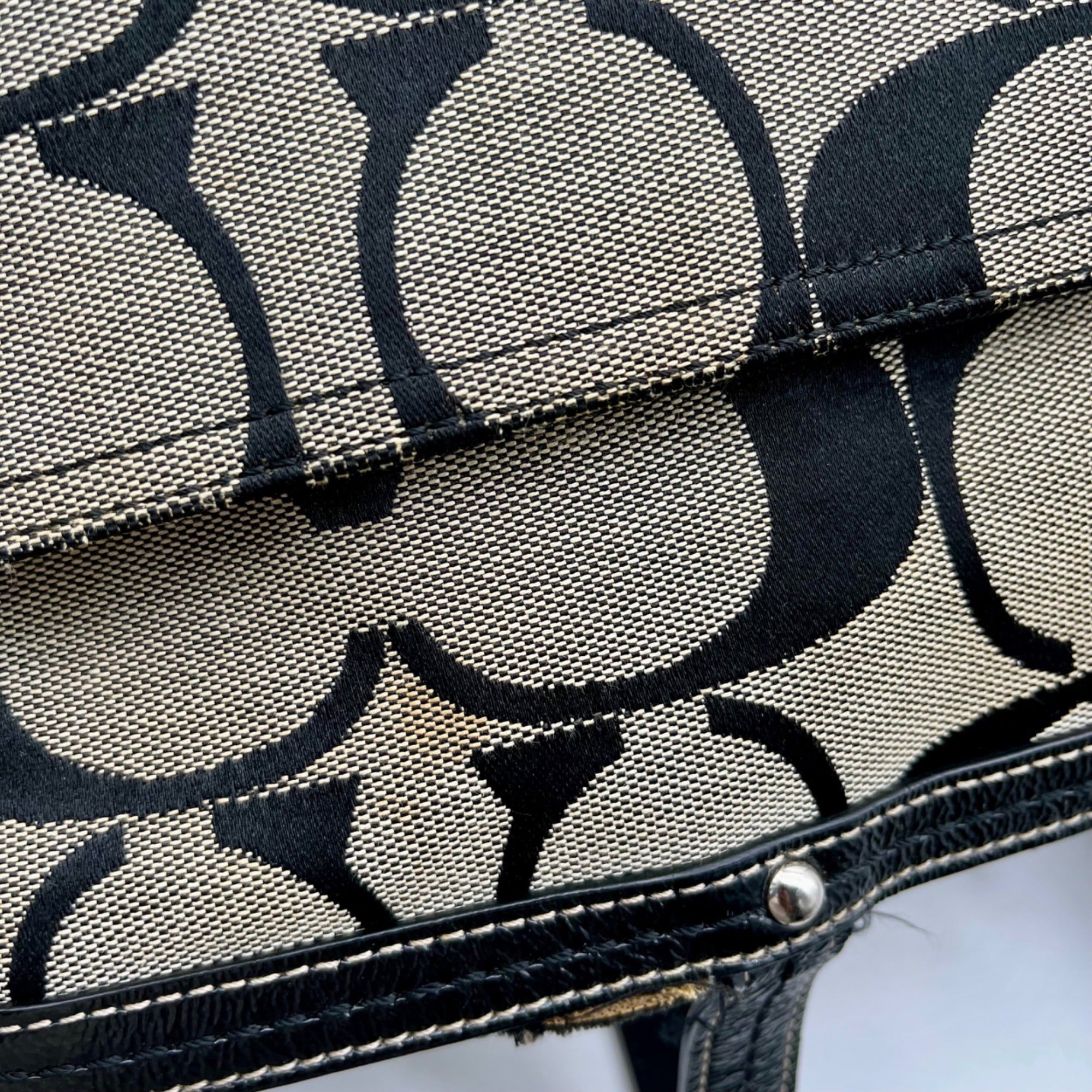 Coach Signature Canvas Diaper Bag F13803