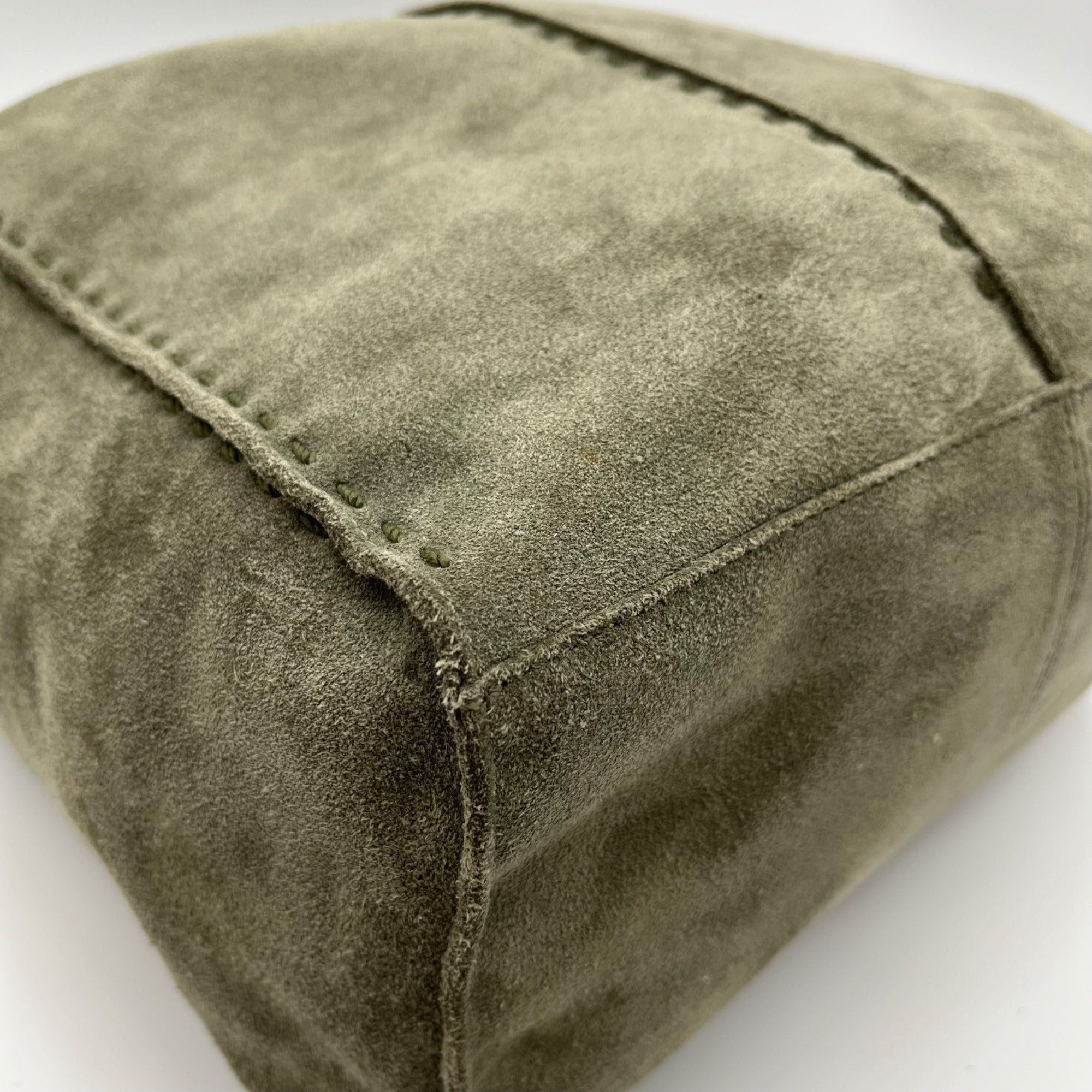 The Sak Green Suede Los Feliz Tall Tote Bag