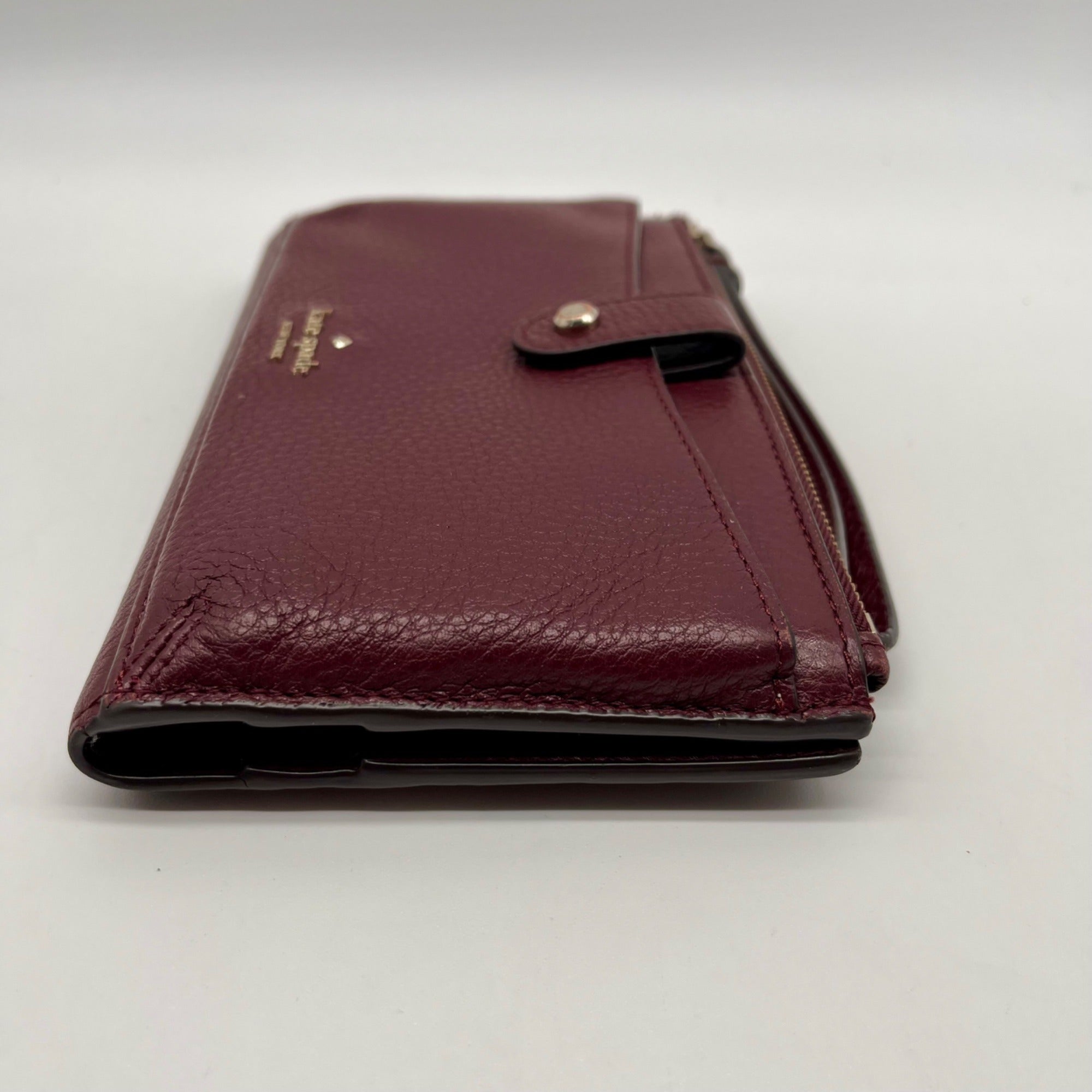 Kate Spade Burgundy Jackson Small Tab Bag